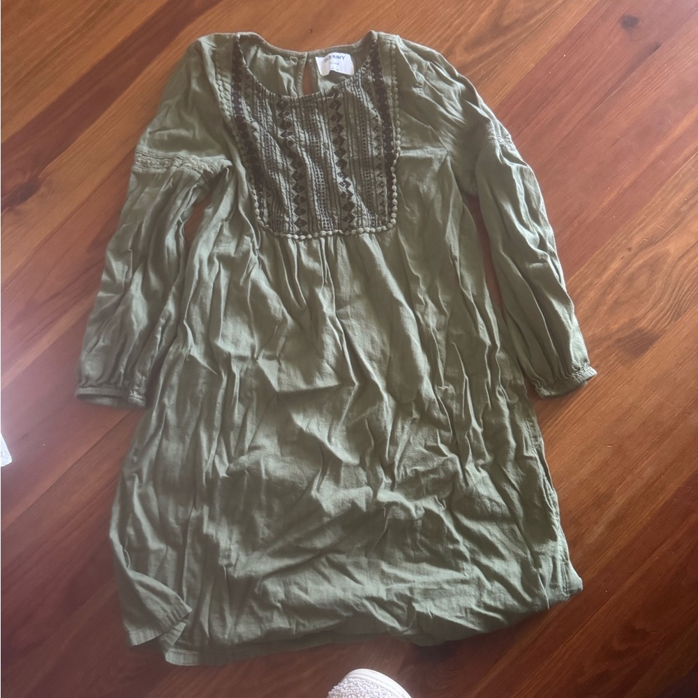 Old Navy Kids Casual Dress - Olive Green
